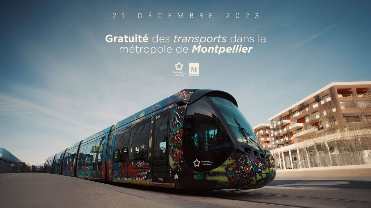 Gratuité des transports à Montpellier -